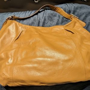 Caramel colored purse